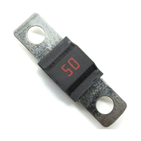 Ilc Replacement for Ezgo / Cushman / Textron 50 AMP DC Fuse Powerwise AND Total Charge - 50 AMP DC FUSE POWERWISE AND TOTAL CHARGE EZGO /