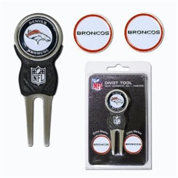 Team Golf Team Golf 30845 Denver Broncos Divot Tool Pack with Signature tool - 30845