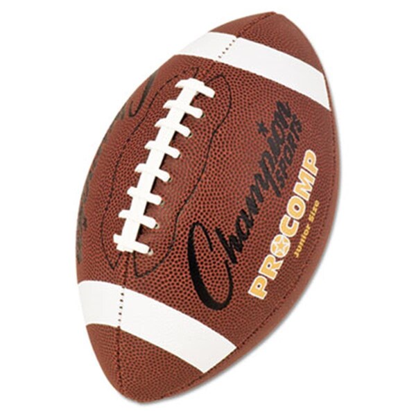 Champion Sports Champion Sport  Pro Composite Football, Junior Size, 20.75 in., Brown - CH30772