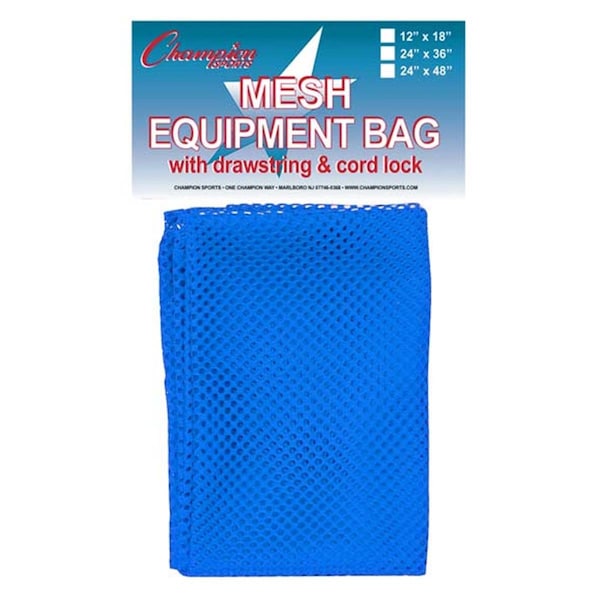 Champion Sports 24 in. x 48 in. Nylon Mesh Bag, Green - 13267