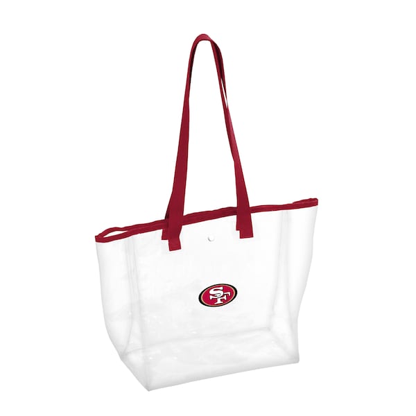 Logo Brands San Francisco 49ers Stadium Clear Tote - 627-65P