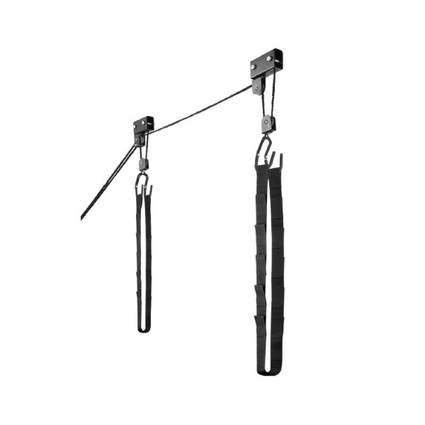 Leisure Sports 2018 Kayak and Canoe Lift Hoist Kayak For Garage/Canoe Hoists 100 lb Capacity Leisure Sports - 557033OOX