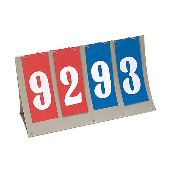 Champion Sports Tabletop Scorer, Red & Royal Blue - FAS4