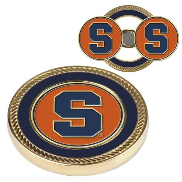 Linkswalker LinksWalker LW-CO3-SYO-CCBM Syracuse Orange-Challenge Coin & 2 Ball Markers - LW-CO3-SYO-CCBM