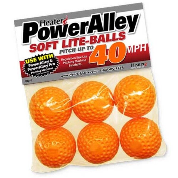Heater Heater HSO14 Poweralley Orange 40M ph-liteballs; 6 Pack - HSO14