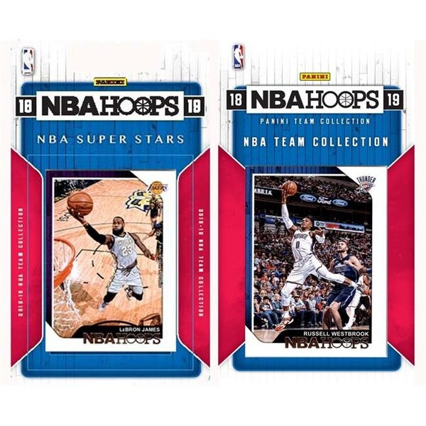 Williams & Son Saw & Supply C&I Collectables 2018THUNDERTS NBA Oklahoma City Thunder Licensed 2018-19 Hoops Team Set Plus 2018-19 Hoops All-Star Set - 2018THUNDERTS