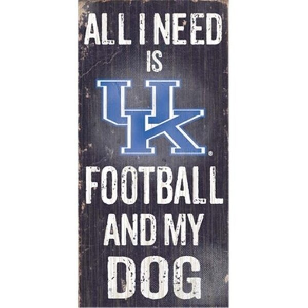 Fan Creations Fan Creations C0640 University Of Kentucky Football And My Dog Sign - C0640-KENTUCKY
