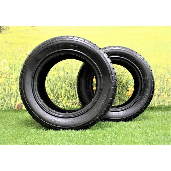 Antego 215/50-12 4 Ply Set of 2 Golf Cart Tires, 2PK - T16042155012