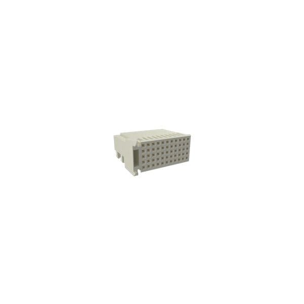 Fci Board Connector, 55 Contact(S), 5 Row(S), Female, Right Angle, Press Fit Terminal, Receptacle - HM2R03PA5100N9LF