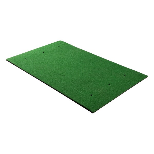 Wakeman Golf Hitting Mat - 5x3-Foot Artificial Turf with 3 Rubber Tees and 6 Teeing Positions by - 80-FIT1007