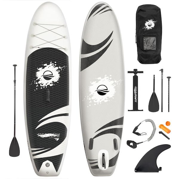 Serenelife Free Flow Paddleboard Sup - Stand Up Water Paddle-Board 10 ft Ft. - SLSUPB06
