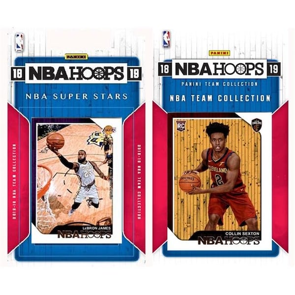 Williams & Son Saw & Supply C&I Collectables 2018CAVSTS NBA Cleveland Cavaliers Licensed 2018-19 Hoops Team Set Plus 2018-19 Hoops All-Star Set - 2018CAVSTS