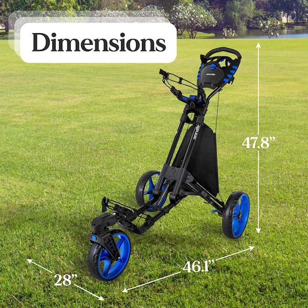 Serenelife 3 Wheel Ai Frame Troley - SLGZ48