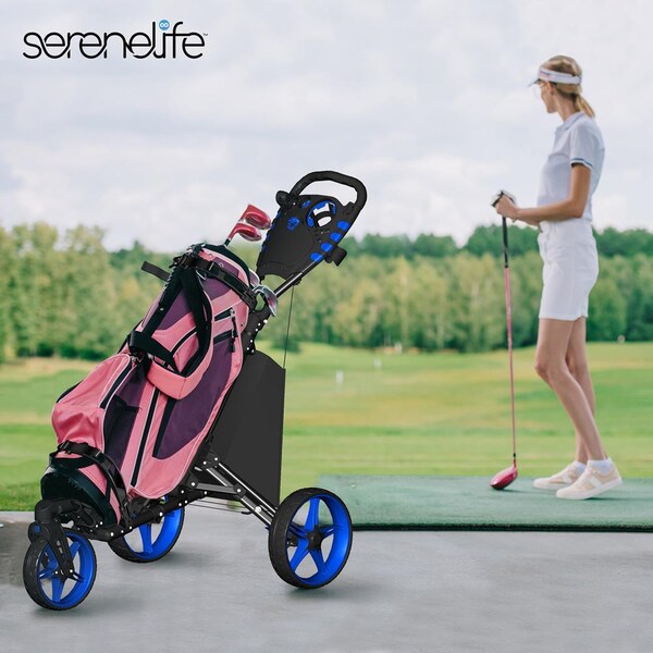 Serenelife 3 Wheel Ai Frame Troley - SLGZ48