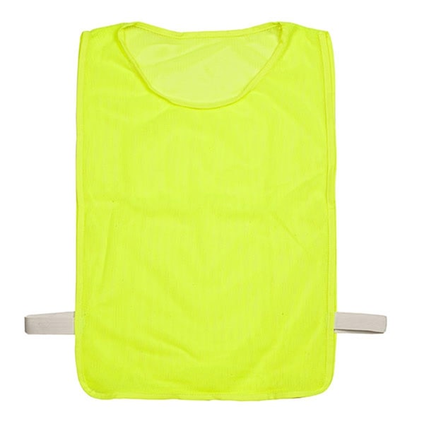 Champion Sports Adult Deluxe Pinnie, Neon Yellow - Pack of 12 - MPANYL