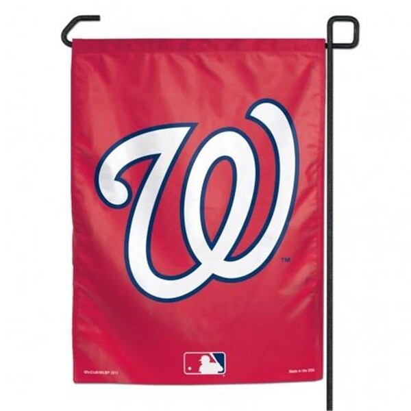 Bookazine Washington Nationals Flag 12x18 Garden Style 2 Sided - 3208516113