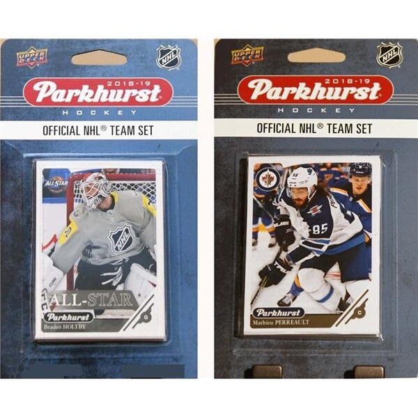 Williams & Son Saw & Supply C&I Collectables 18WJETSTS NHL Winnipeg Jets 2018-19 Parkhurst Team Set & an All-star set - 18WJETSTS