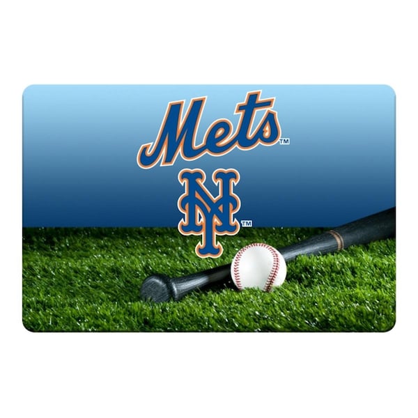 Gamewear New York Mets Pet Bowl Mat Team Color Baseball Size Large - 1294002842
