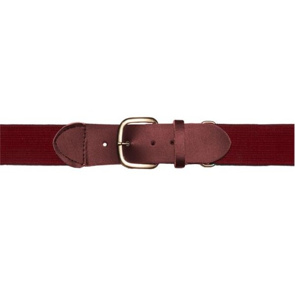 Champion Sports Champion Sports UBYMR Youth Baseball & Softball Uniform Belt; Maroon - UBYMR