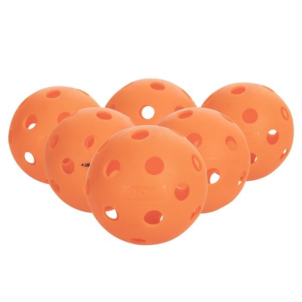 Onix Fuse Indoor Pickleball Balls, 6PK - KZ42006O