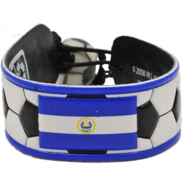 Gamewear El Salvador Flag Classic Soccer Bracelet - 4421400562