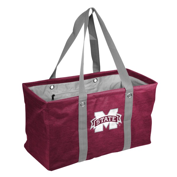 Logo Brands Mississippi State Crosshatch Picnic Caddy - 177-765-CR1