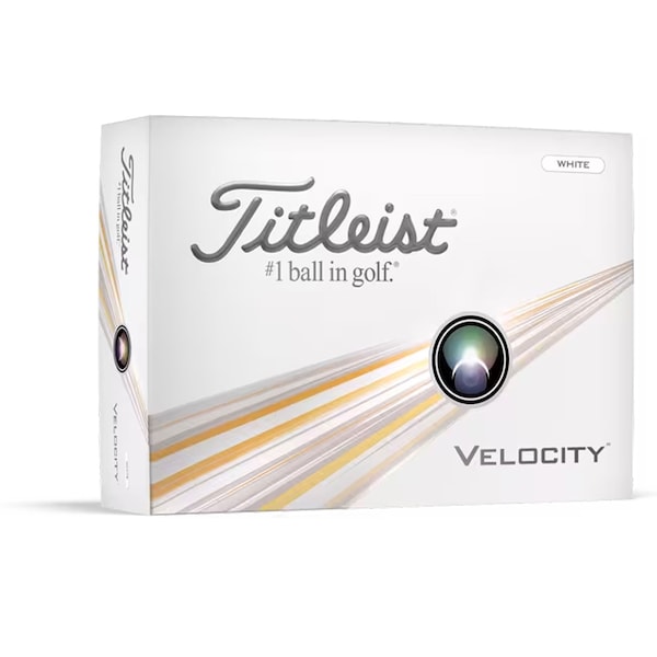 Titleist Velocity White 2024 Golf Balls - 1 Dozen - T8026S-2