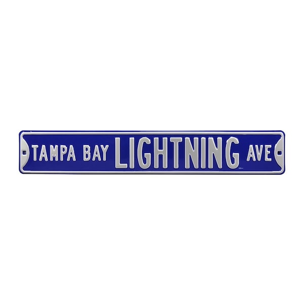 Authentic Street Signs Authentic Street Signs 28123 Tampa Bay Lightning Avenue Street Sign - 28123