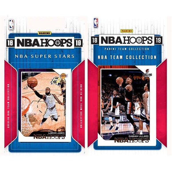 Williams & Son Saw & Supply C&I Collectables 2018TRAILBTS NBA Portland Trail Blazers Licensed 2018-19 Hoops Team Set Plus 2018-19 Hoops All-Star Set - 2018TRAILBTS
