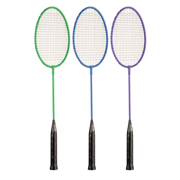 Champion Sports Tempered Steel Badminton Racket Set - BR20SET