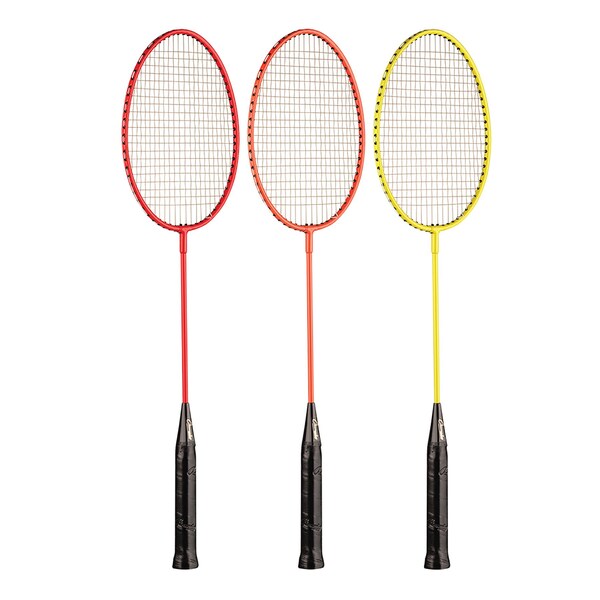 Champion Sports Tempered Steel Badminton Racket Set - BR20SET