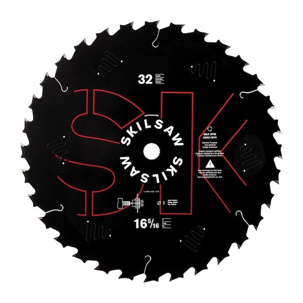 Skil 16-5/16 in. D X 1 in. Carbide Tipped Circular Saw Blade 32 teeth 1 pc - SPT1000