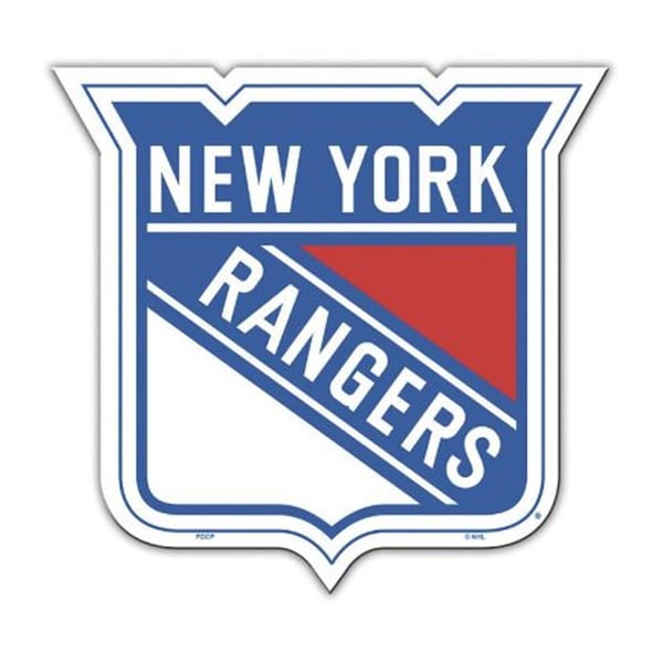 Fremont Die Fremont Die 12 in. New York Rangers Vinyl Magnet - 88704