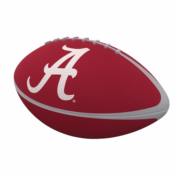 Logo Brands Alabama Pinwheel Junior-Size Rubber Football - 102-93JR-2