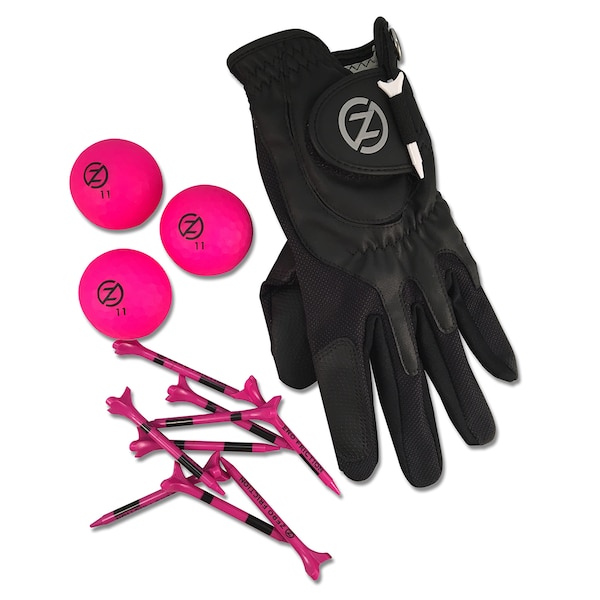 Zero Friction Men's SuperTube Golf Value Pack, Fuchsia - GB70003