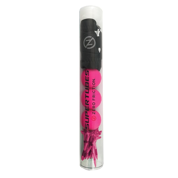 Zero Friction Men's SuperTube Golf Value Pack, Fuchsia - GB70003