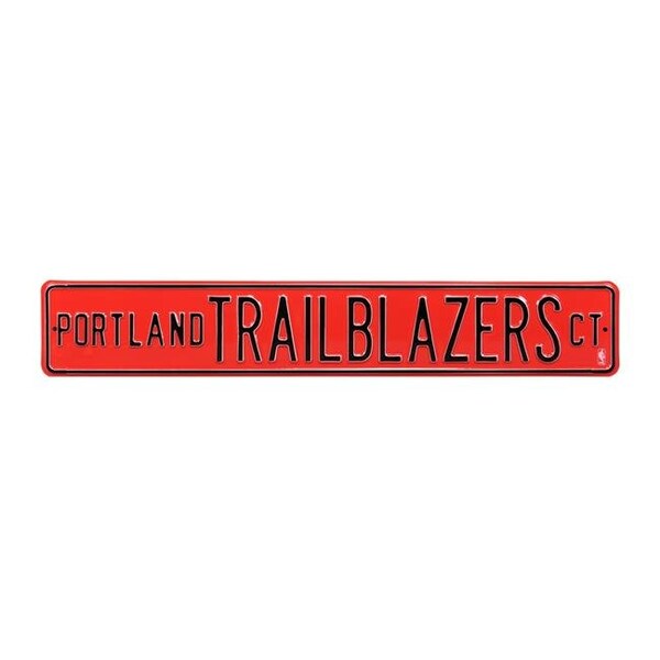 Authentic Street Signs Authentic Street Signs 38032 Portland Trail Blazers Court Street Sign - 38032