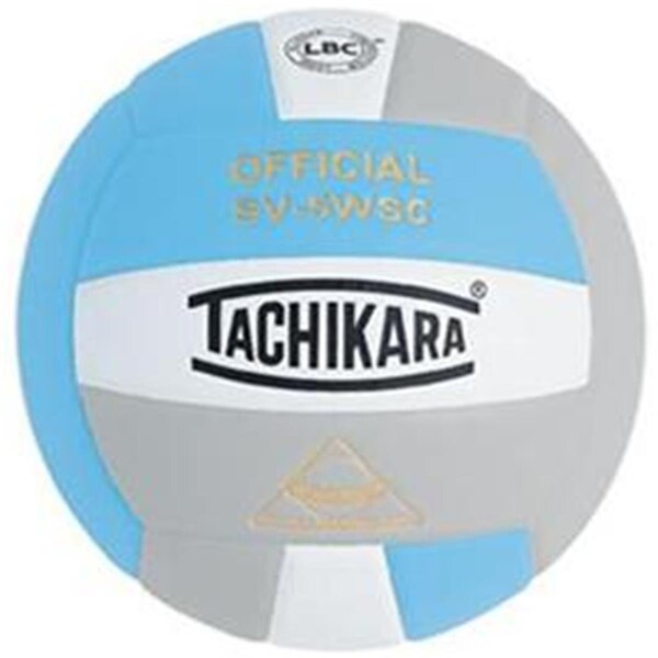 Superjock Sensi-Tec Composite High Performance Volleyball - Powder Blue-White-Silver Gray - SU3782622