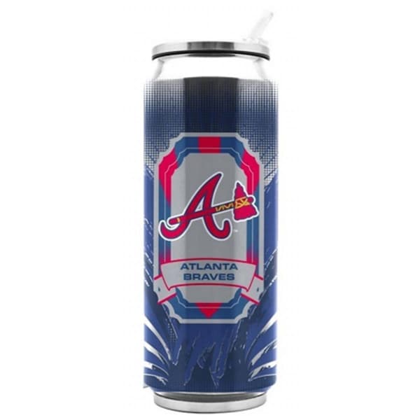 Duck House Atlanta Braves Stainless Steel Thermo Can - 16.9 ounces - 9413107132