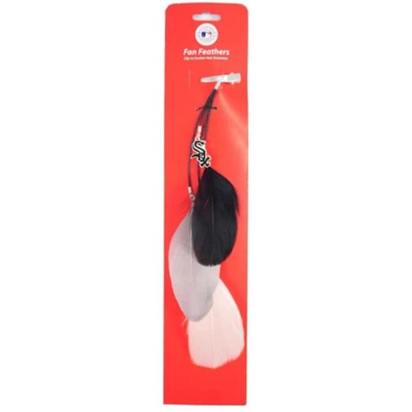 Little Earth Chicago White Sox Team Color Feather Hair Clip - 8669915448
