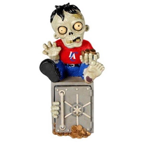 Forever Collectibles Los Angeles Clippers Zombie Figurine Bank - 8784951975
