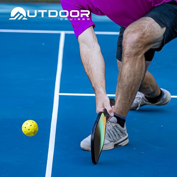 Outdoorcruiser Outdoor Cruiser Pickleball Paddle Set, USAPA Approved, 2 Paddles, 4 Balls, Grip Tapes, Carry Bag - OCGPKB01