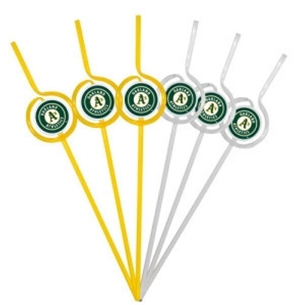 Pangea Brands Oakland Athletics Team Sipper Straws - 1558001916