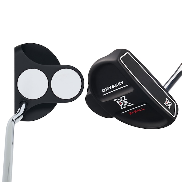 Odyssey DFX Black 2-Ball 2021 Putter - Oversize Grip - Right Hand/35 inch - 73011S3501