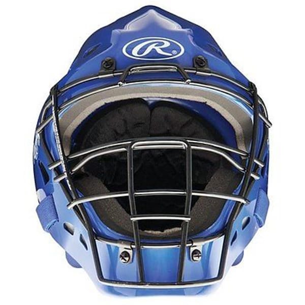 Rawlings Hockey Style Design Catchers Helmet, Royal - 1383963
