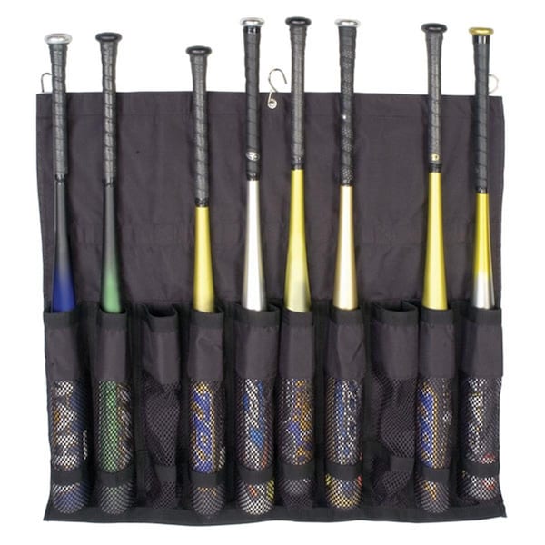 Champion Sports Deluxe Hanging Team Bat Bag, Black - CH56039