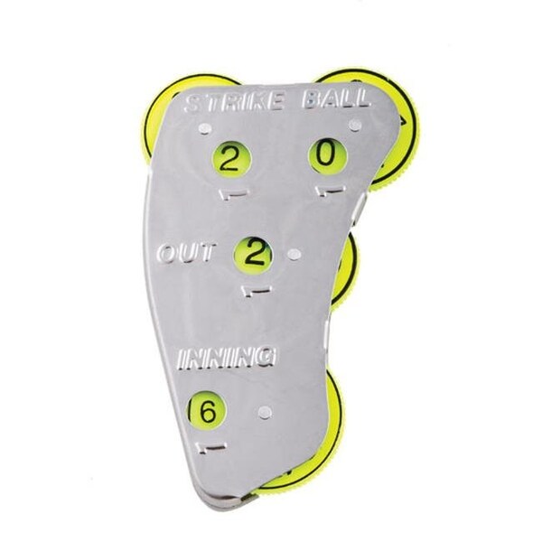 Champion Sports Champion Sports SI4 4 Whee Umpire Indicators; Optic Yellow - Pack of 12 - SI4