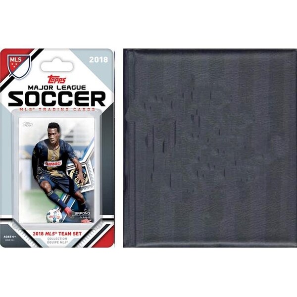 Williams & Son Saw & Supply C&I Collectables UNION18 MLS Philadelphia Union Licensed 2018 Topps Team Set & Storage Album - UNION18