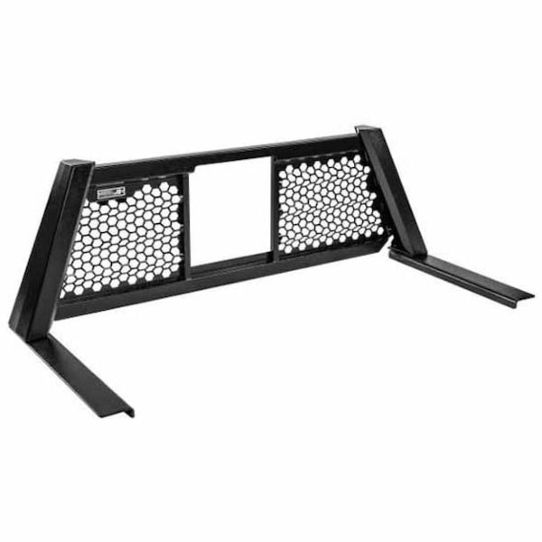 Ilc Repl. For Ford F 350 Super Duty Year 2011 Size 4 Smooth Black Aluminum Cab Rack W/ Open Wave H - WZ-ETT0-B