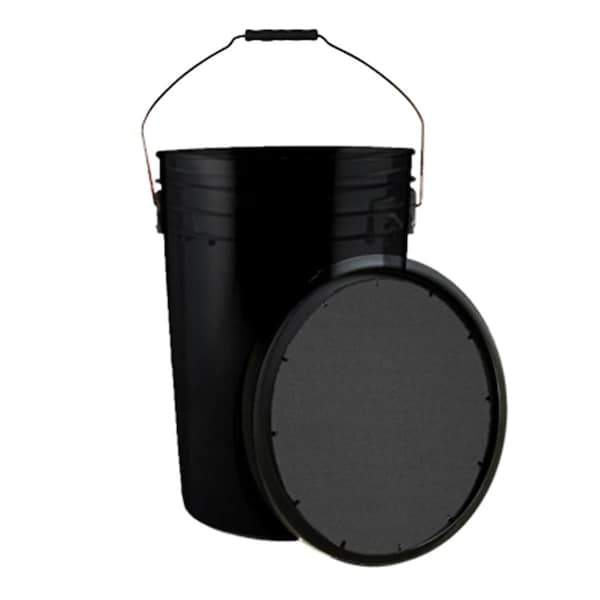 Perfectpitch 6 gal Ball Bucket Black - PE2085580